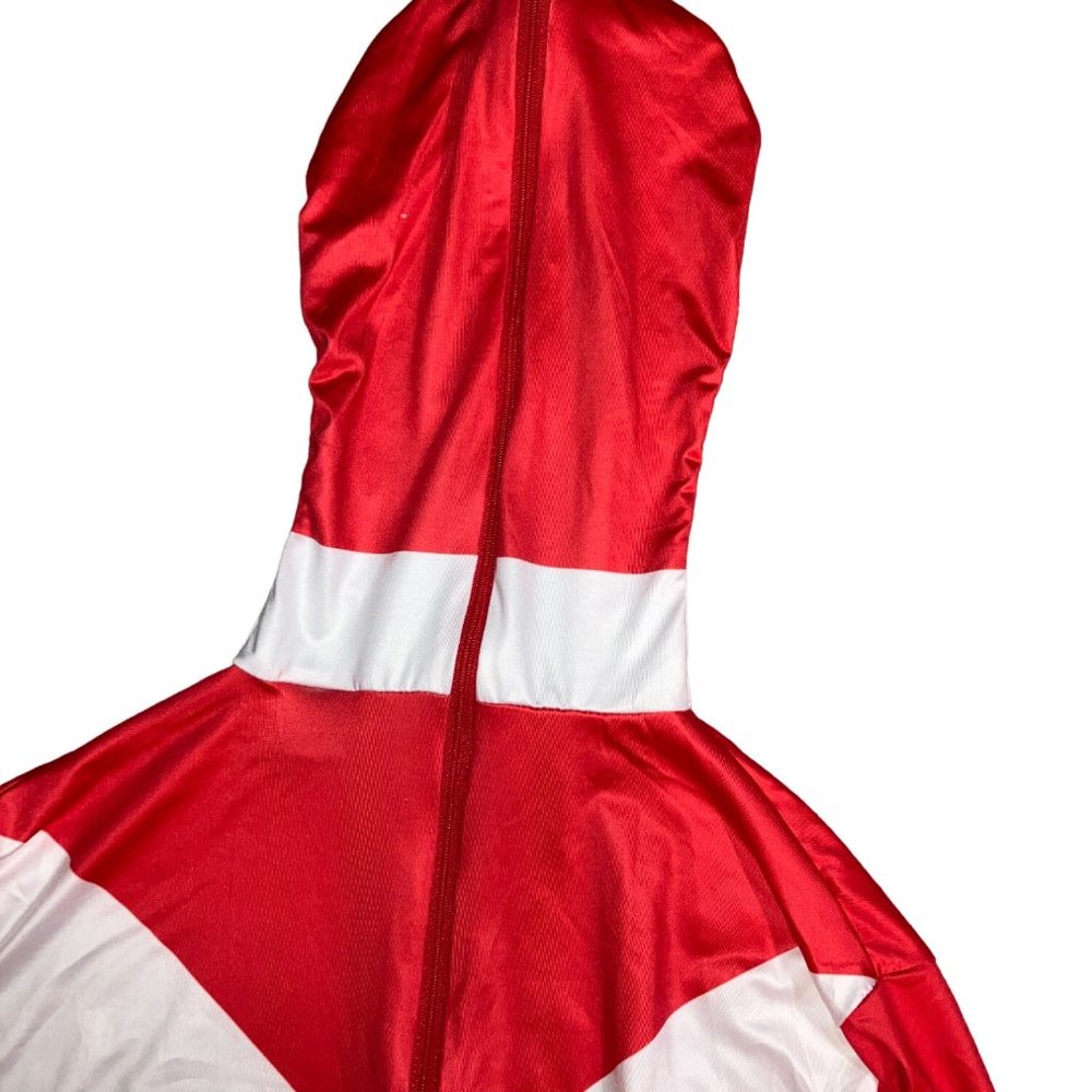 Adult Red Power Ranger Morphsuit Mens Superhero - Picture 5 of 13